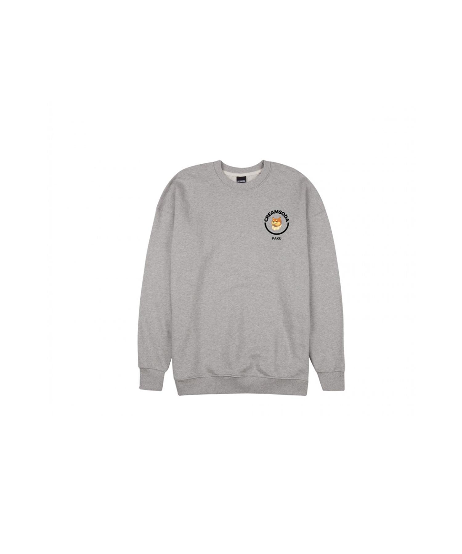 Cream Soda Lab Lab Crl Parku Circle Logo Sweatshirt Gray M