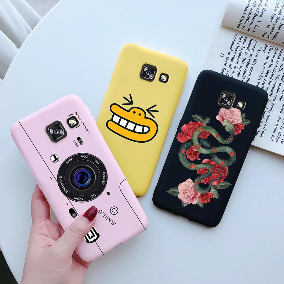 For Samsung Galaxy A5 2016 A510 A5 2017 A520 Case Fashion Sunflower Silicone Soft Phone Case For Samsung A5 A 5 2016 2017 Cover