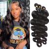 Mèches de Cheveux Humains Péruviens Body Wave 26 28 30 pouces Cheveux Humains Vierge 3 4 Mèches pour Femmes à Coudre Quick Weave Extensions de Cheveux Bruts