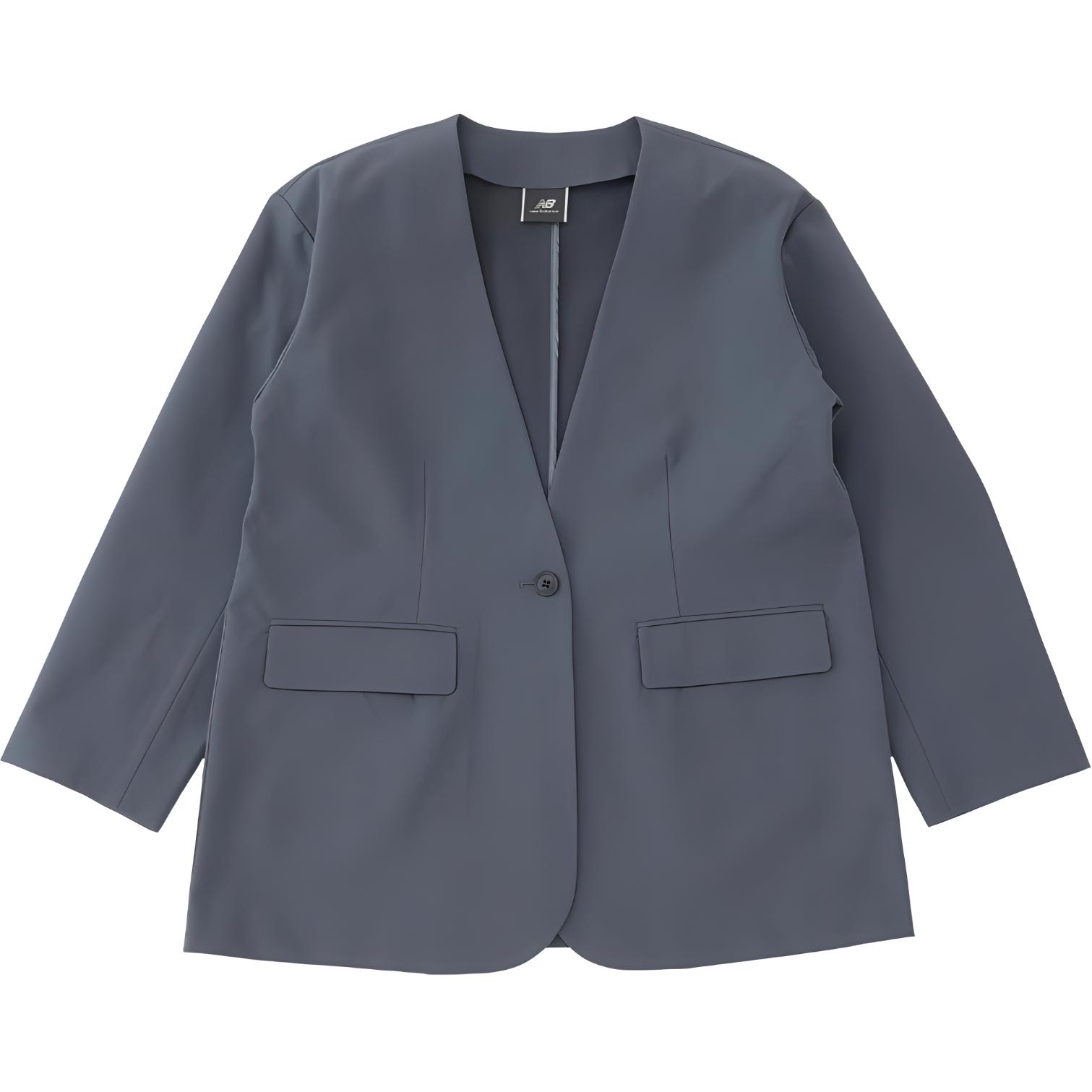 New Balance Met24 Jacket Women s Graphite AWJ45000-GT L