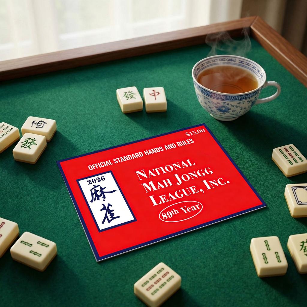 Mahjong-Karte 2026 Offizielle Überarbeitung – Mahjong-Karten in Großdruck 2026, Einfach zu Mahjong-Karte für Enthusiasten, 2026 Mahjong-Karten Offiziell Groß
