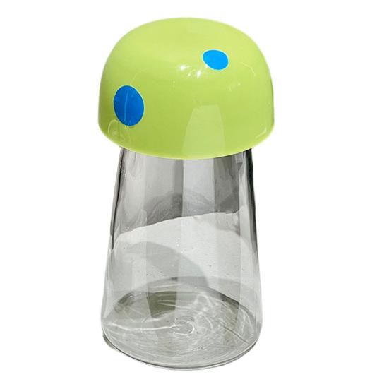 Uzavíratelná sklenice tvaru houby velkokapacitní vnitřní všestranný organizér sklenice na mince sklenice na kávová zrna čaj