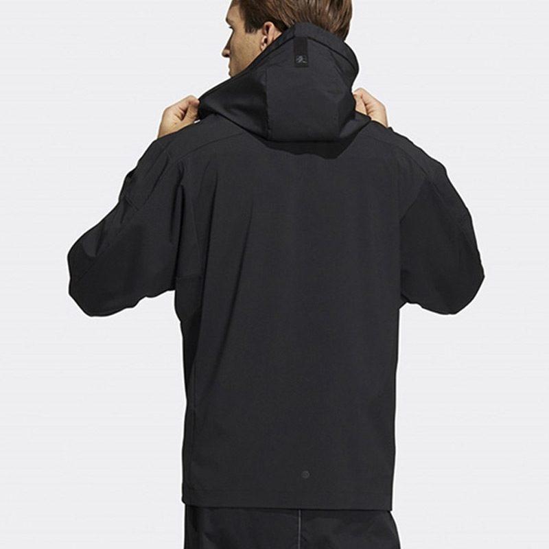 Adidas Jackets Men's Black Hooded Moderate Other HM2946
