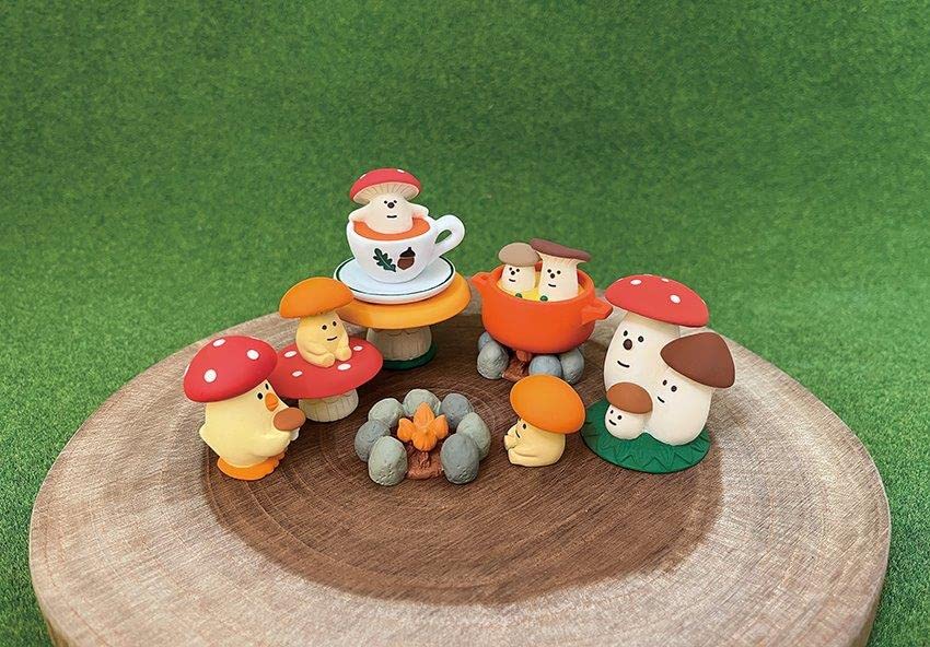 Decor Corporation concombre Mushroom Table, Size Approx. W4.6 D4.6 H2.5 ZCB-35335