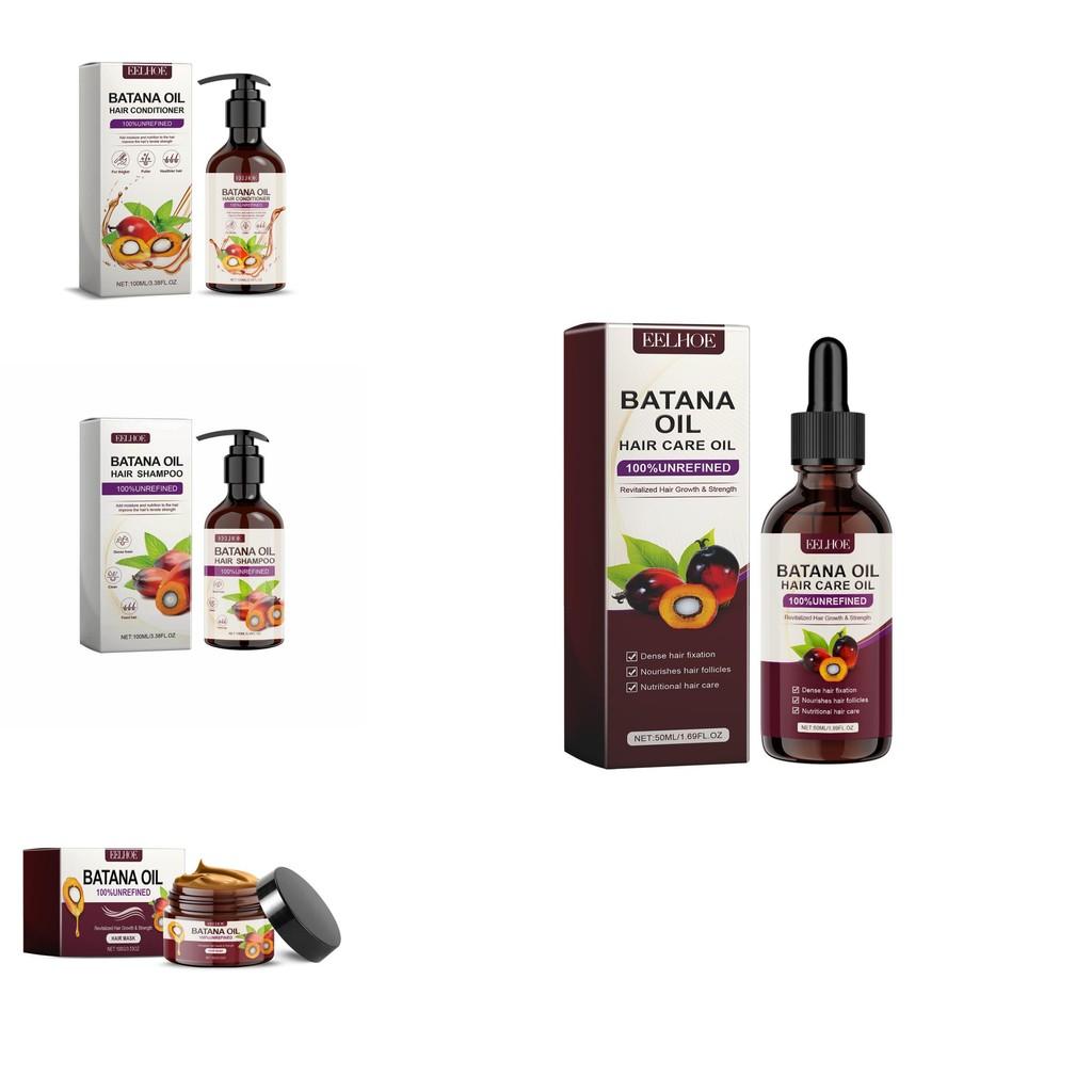 Eelhoe Batana Oil Nourishing Hair Care Set For Silky Smooth Frizz Control And Repair