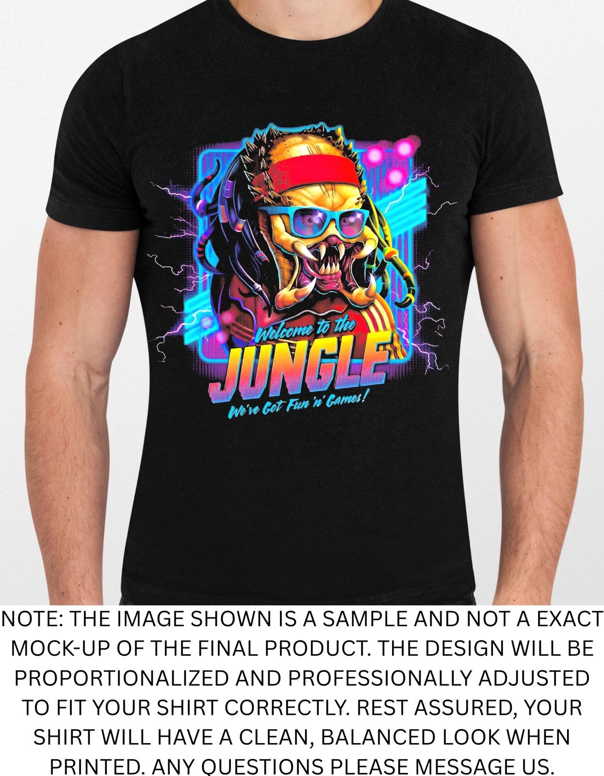 Men s and Women s T-shirts Predator Disco Graphic XXL