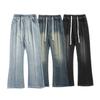 American Street Loose Jeans Men and Women Straight Retro Wide-leg Pants