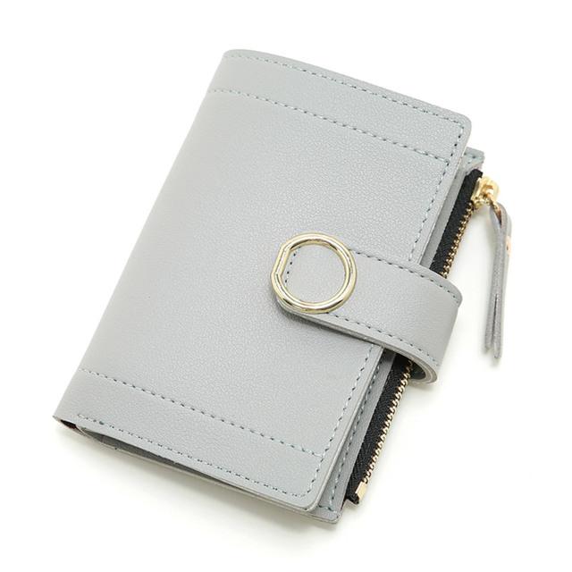 Frauen Geldbörsen Kleine Pu Leder Geldbörse Mode Frauen Damen Karte Tasche Weibliche Geldbörse Geld Clip Schlanke Brieftaschen