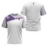 Men's T-shirt Summer Fashion Table Tennis Flower Printed Short Sleeved Badminton Tennis Quick Drying Short Sleeved Men'
