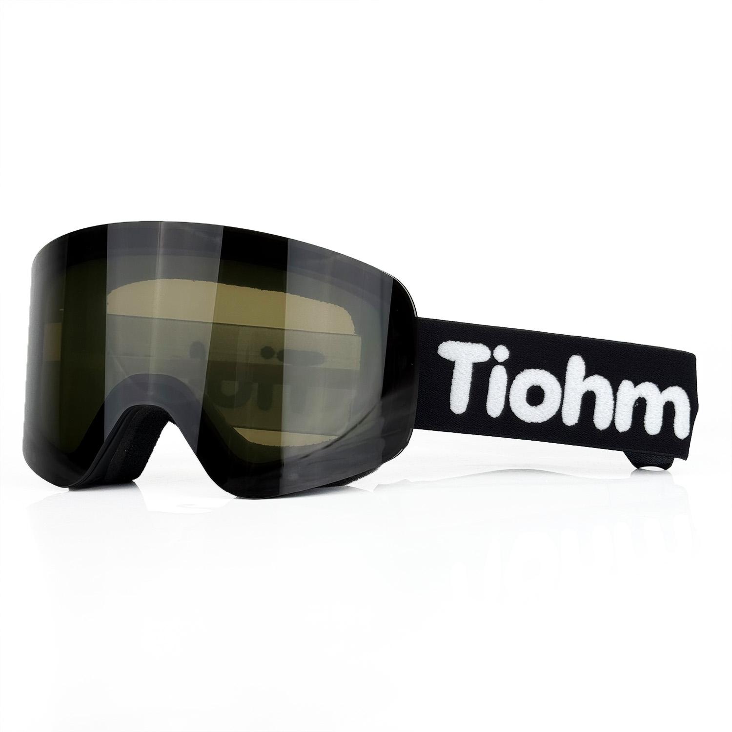 

Tiohm Спорт на открытом воздухе Лыжные очки Антизапотевающие Сноубординг Снегоход Линза UV400 Сноубордические Снежные очки для мужчин женщин
