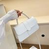 Pu Material Retro Handbag With Top Handle And Shoulder Strap For Daily Use