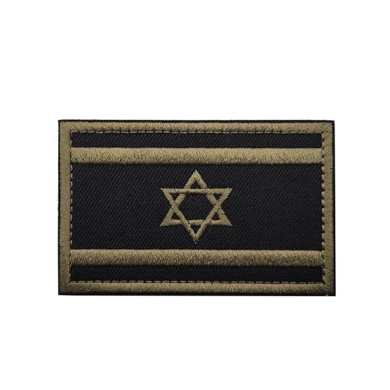 Emblem Flags Israel Velcro Embroidery Patch Cloth Backpack Accessory Decorations