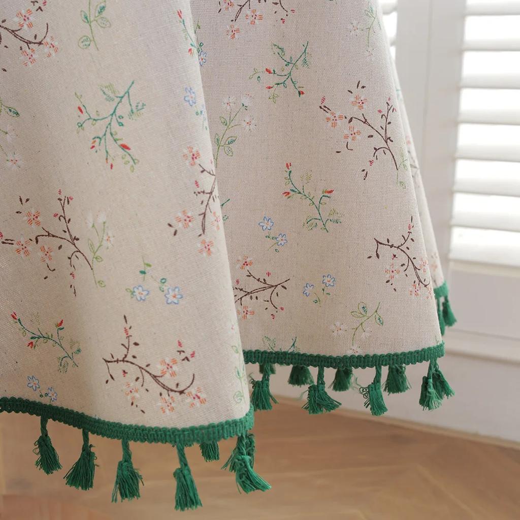 Amerikanische Tischdecke Baumwolle Leinen Tischdecke Innen Außen Tischabdeckung Geeignet für Party, Picknick, Gartenhochzeit, Weihnachten