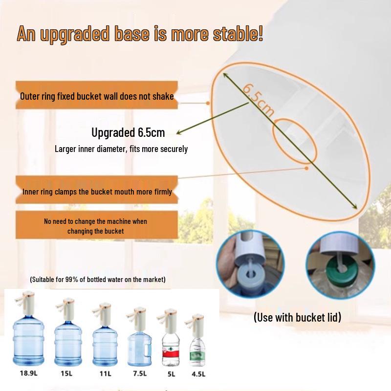 Foldable Automatic Electric Water Dispenser Pump for Large Mineral Water Barrels