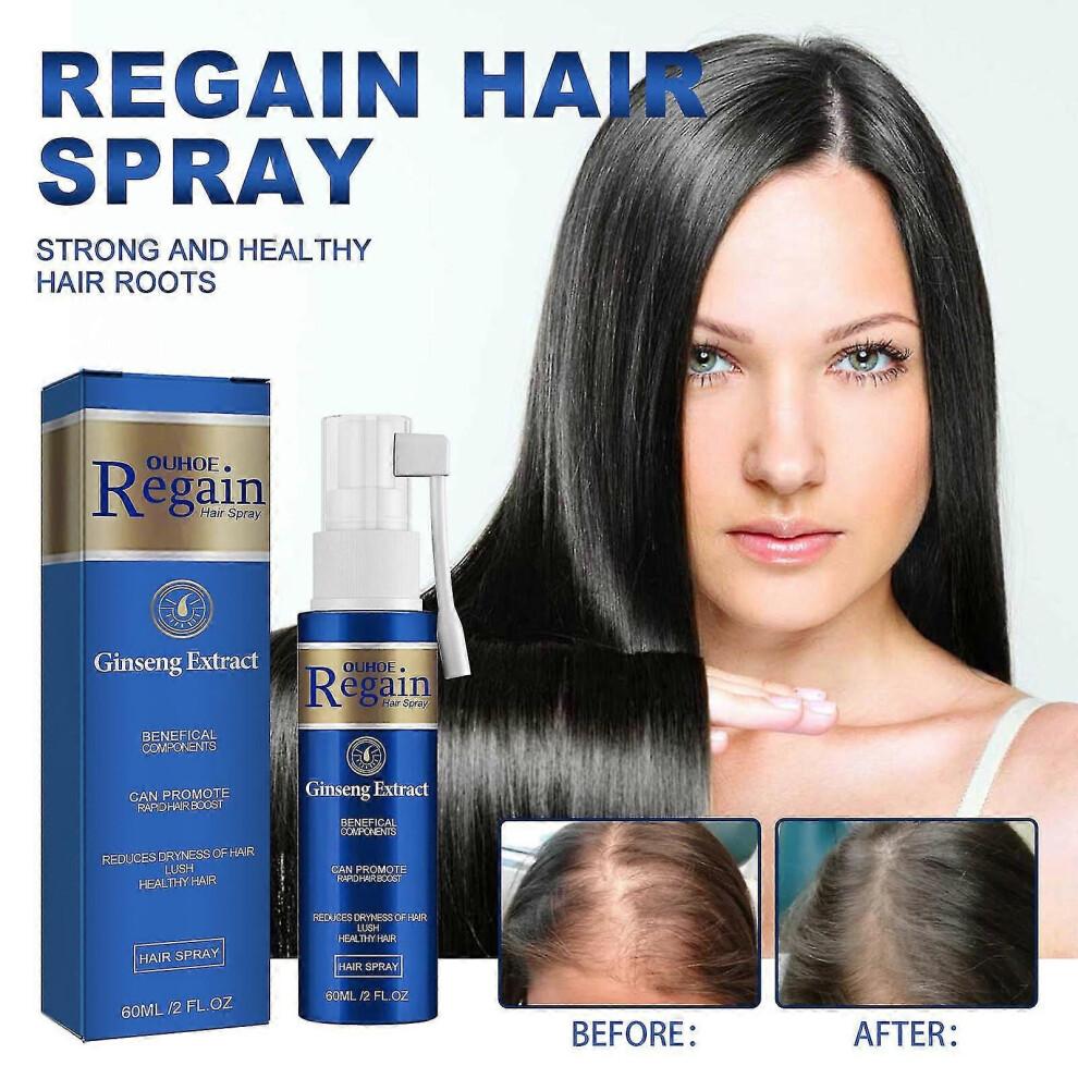 Regain Sprej na vlasy Sprej pro hustý růst vlasů Sprej s červeným ženšenem na vlasy 60 ml