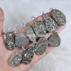 Pyrite Druzy Pendant Sterling Silver Pendant Rough Pyrite Pendant Bezel Pendant Mix Shape Pyrite Gemstone Pendant Gold Pyrite Necklace Jewelry