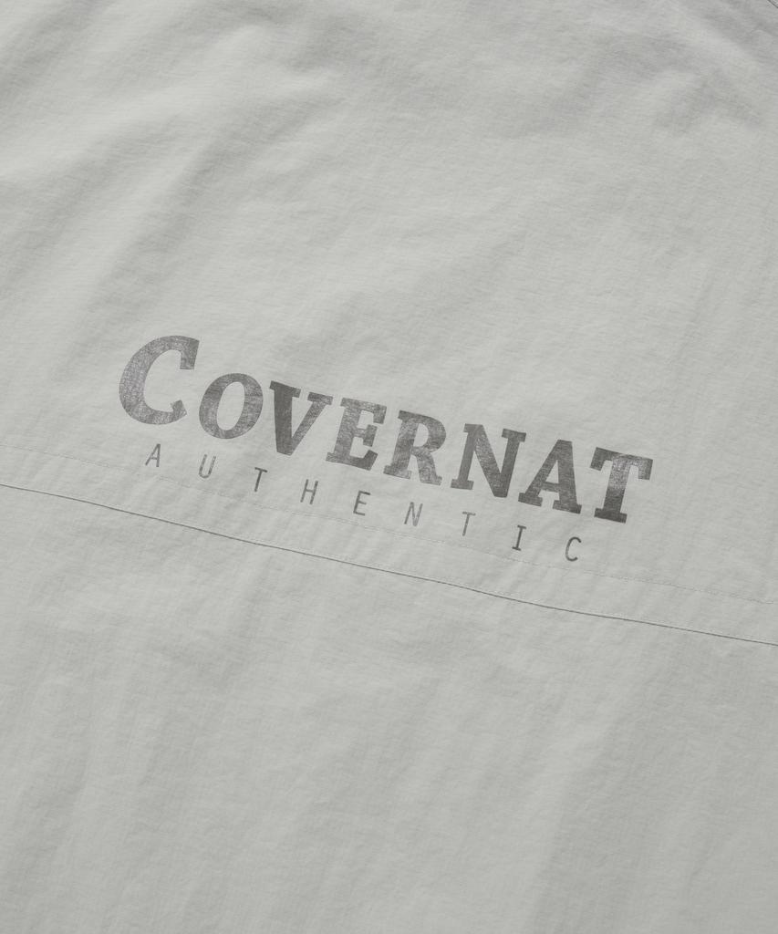 COVERNAT Big Logo Track Jacket Light Grey