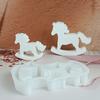 Horse Figurine Silicone Molds for Epoxy Resin Making Candle Soap Gypsum Decoration Animal Shape Silicone Candle Molds