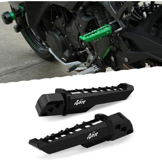 

Motorcycle Footboards FootPegs 360° Roating Fit For Ninja 400 2018-2023 | 500 2024 | 650 2017-2023 | ZX6R ZX10R NINJA1000 SX Passenger Footboards чёрный