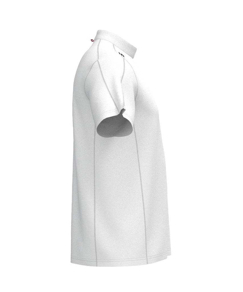 Ping Apparel Men's Short Sleeve High Neck Shirt [AddElm Series] (ADD.03 Technology) / Golf Undershirt / 621-3268807 030_White, Size S