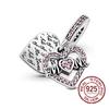 925 Sterling Sølv Hjerte & Mamma Dangle Dream Catcher Charm Fit OriginalNew Armbånd DIY Smykker For Dame Armbånd DiyBeads