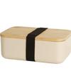 ZISIZ Single Layer Bamboo Lid Lunch Box Set