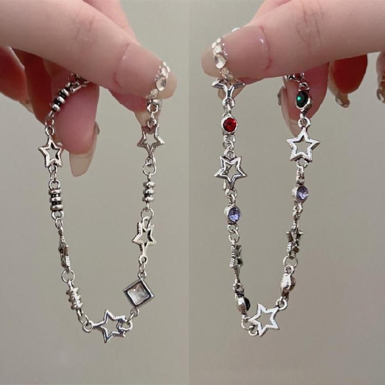 Stern Armband Zirkonia Schmuck Kette Armband Für Damen Mädchen Y2K Schmuck Geschenk