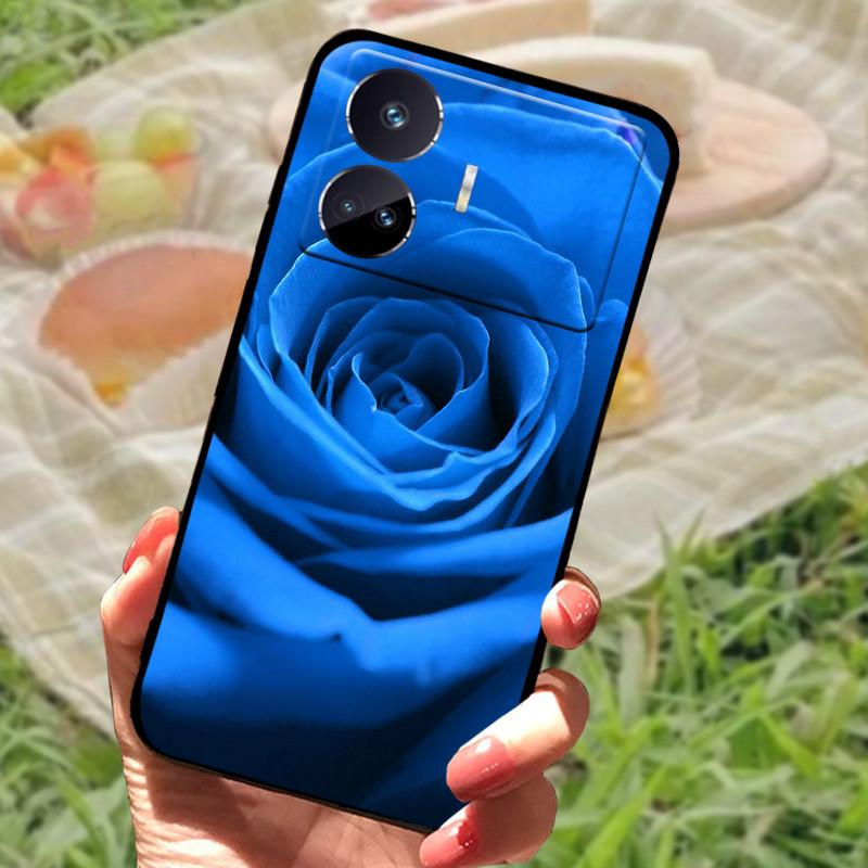 For Realme GT Neo 5 SE Case Popular Picture Black Silicone Soft Back Cover Case For Realme GT Neo 5 SE 5SE Phone Cover Funda