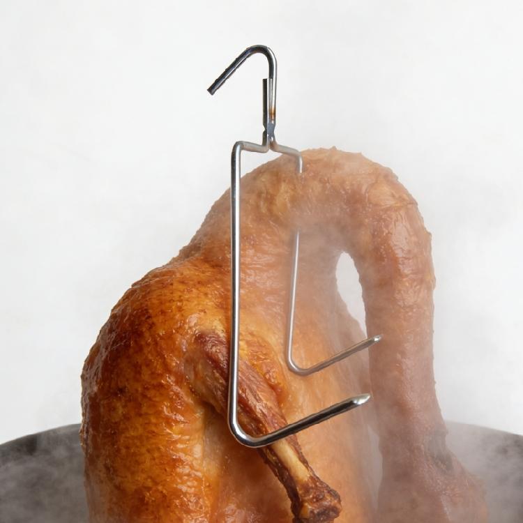 Packung mit 10 leicht zu reinigenden Hängern aus 316er Edelstahl für BBQ-Grillen, Outdoor-Kochen, Lebensmittelverarbeitung, Zubehör