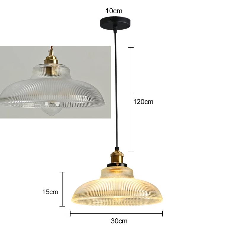 Home Decor Vintage Glass Pendant Lights For Kitchen Island Interior Antique Hanging Ceiling Lamps Nordic Suspensions Luminaire