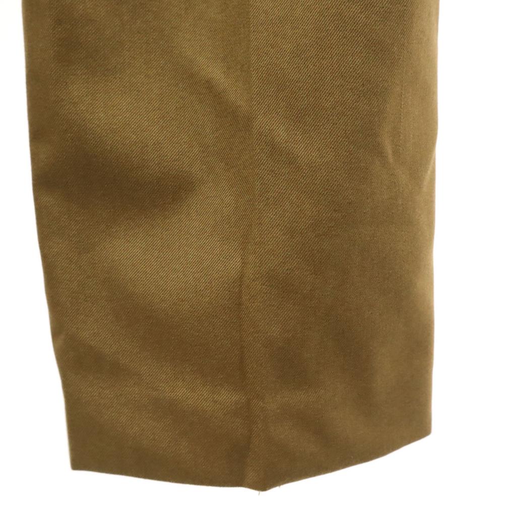 Mila Owen 2 Tack Tapered Pants Brown Women Used