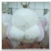 Adorable Ciondolo Portachiavi in Pelliccia di Coniglietto Mini