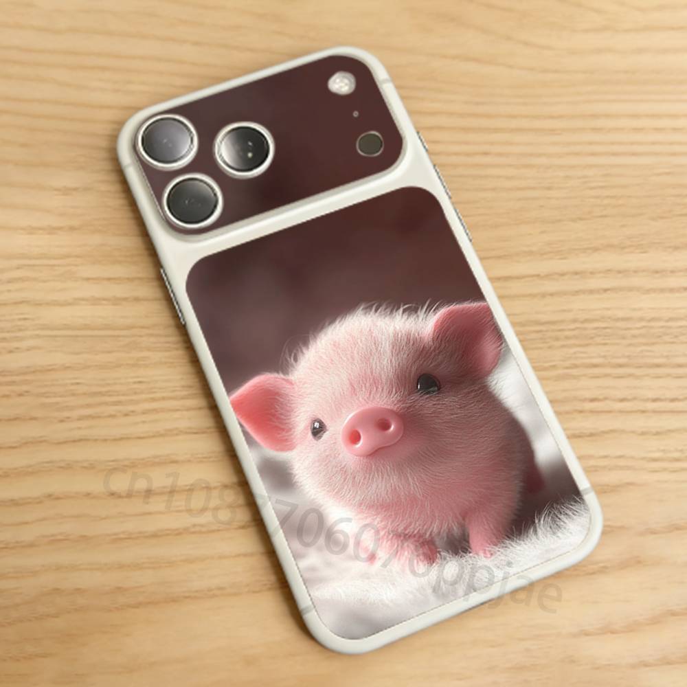 

Cute pig For iPhone 17 Pro /Pro Max Battry Back Cover with Camera Decal Skin Rear Protective Sticker Film iPhone17promax