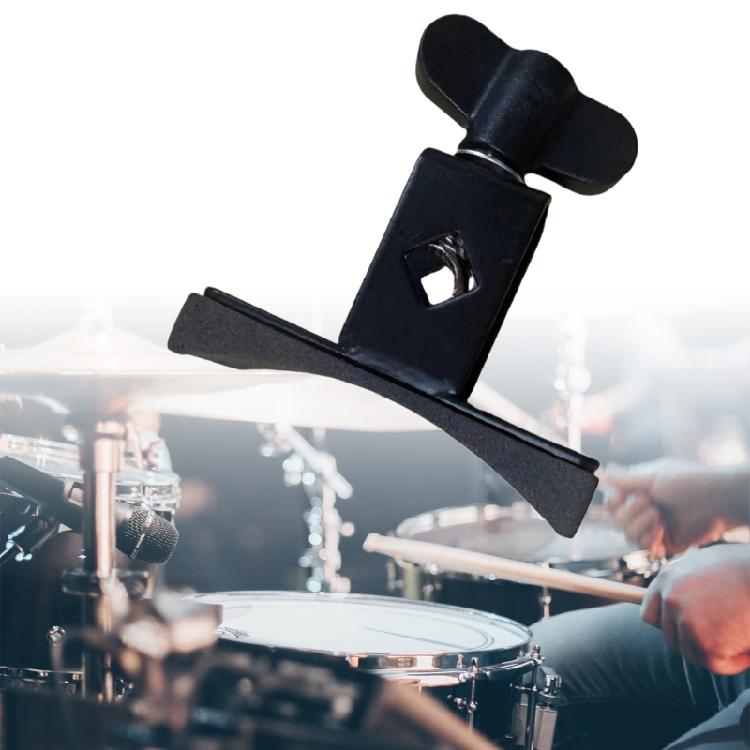 Compacts Drum Side Clamp Drum Side Clip Fastener Tool With Multiple Angles Adjustment For Multipurpose Playing Styles