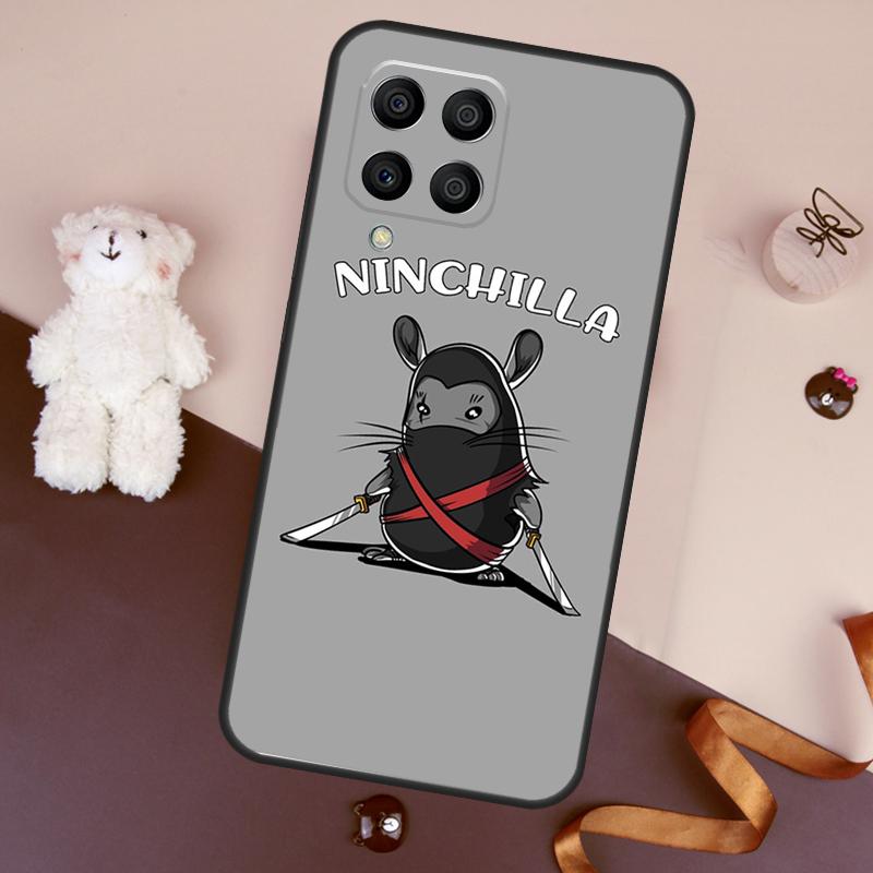 Cute Cartoon Chinchilla Case For Samsung Galaxy M36 M55 M35 M15 M56 M16 M54 M14 M34 M31 M11 M13 M53 M12 M32 M52 M06