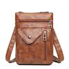 Bolsa Pequena de Ombro Inverno para Senhoras Mulheres Casual Carteira Feminina Qualidade Superior Bolso para Celular Marrom Bolsas Transversais da Moda Feminina para Meninas