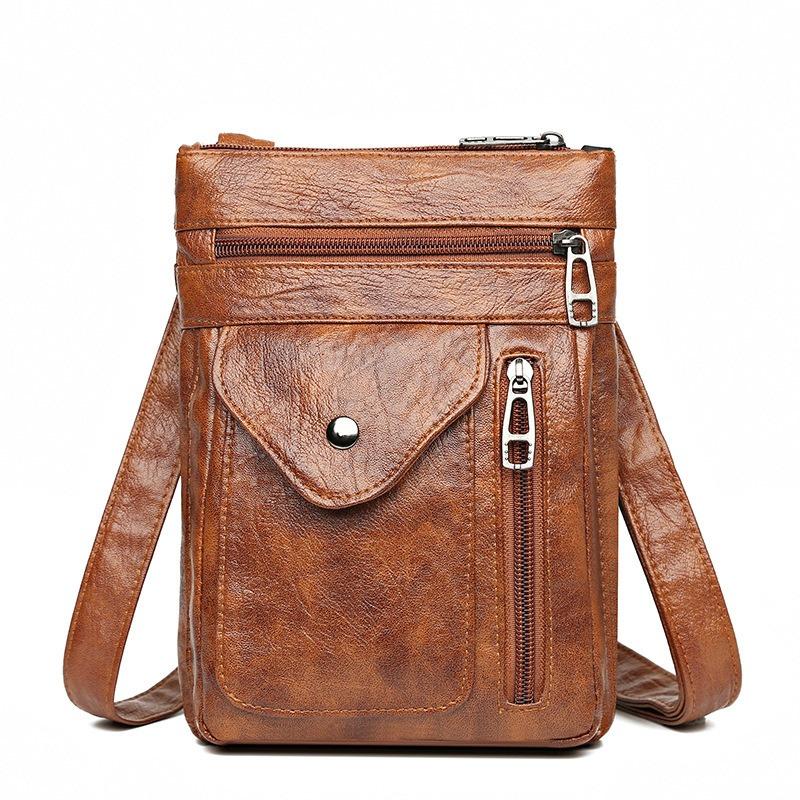 YJSTY Winter Dames Schoudertasje Vrouwen Casual Dames Portemonnee Topkwaliteit Telefoonzak Bruin Vrouwen Mode Crossbody Tassen Voor Meisjes bruin