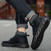 Men's High-top Leather Boots Casual Sneakers