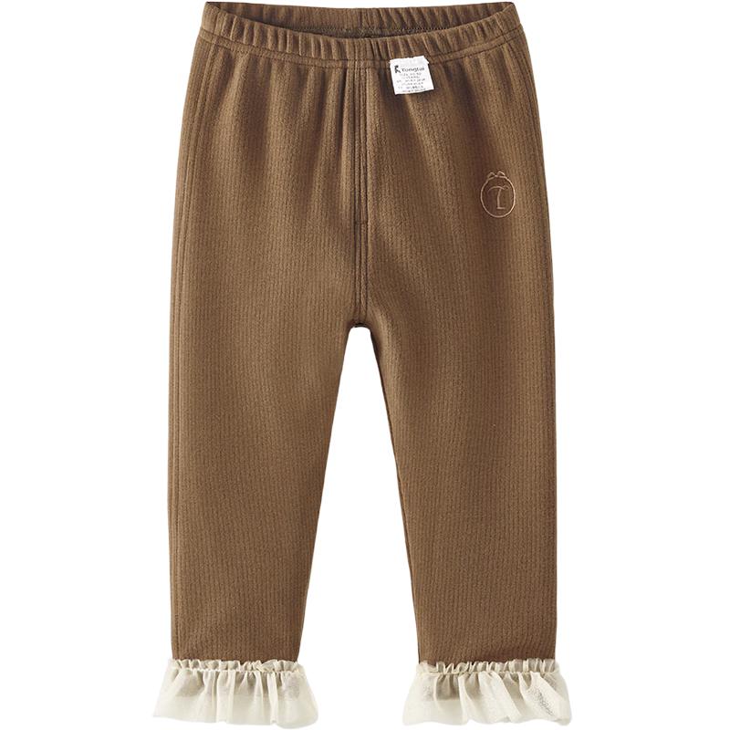 TONGTAI Girls' Thickened Warm Leggings