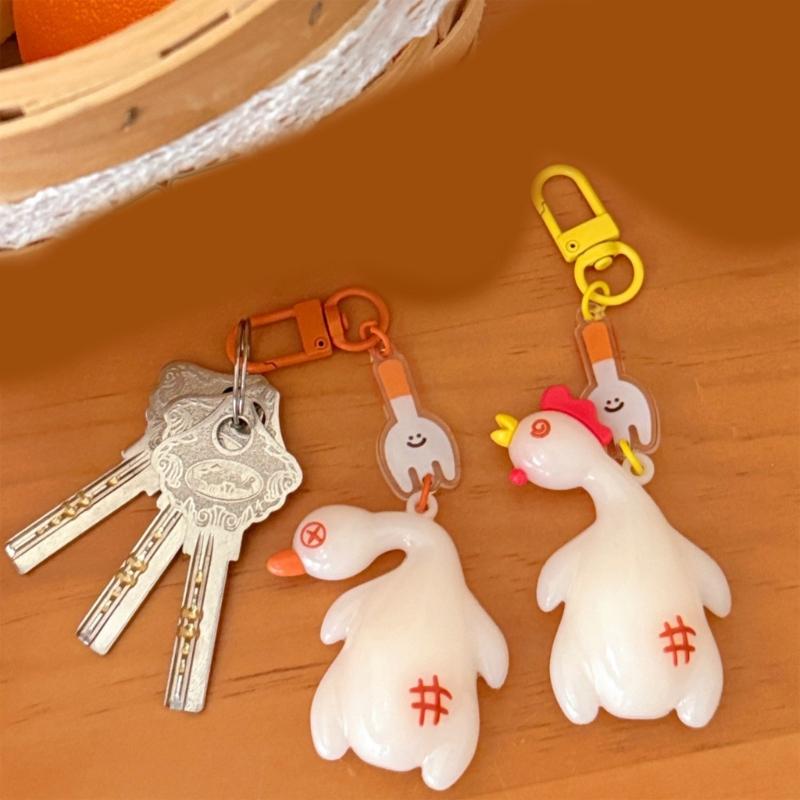 Color Changing Keychain,Bag Charms,Cute Key Chain Accessories Decor for Purse Handbag Car Keychain For Women Girls