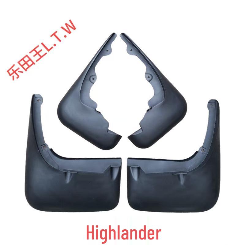 Mud Flaps for Toyota Highlander, RAV4, Rongfang, Yaris L, Zhi Xuan X, Crown, IZOA/C-HR, and Velanda.