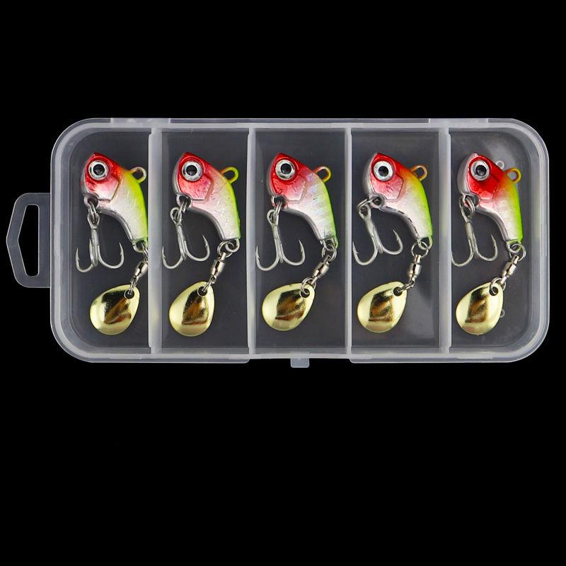 Boxed Metal VIB Spinner Lure for Sea & Freshwater Fishing.