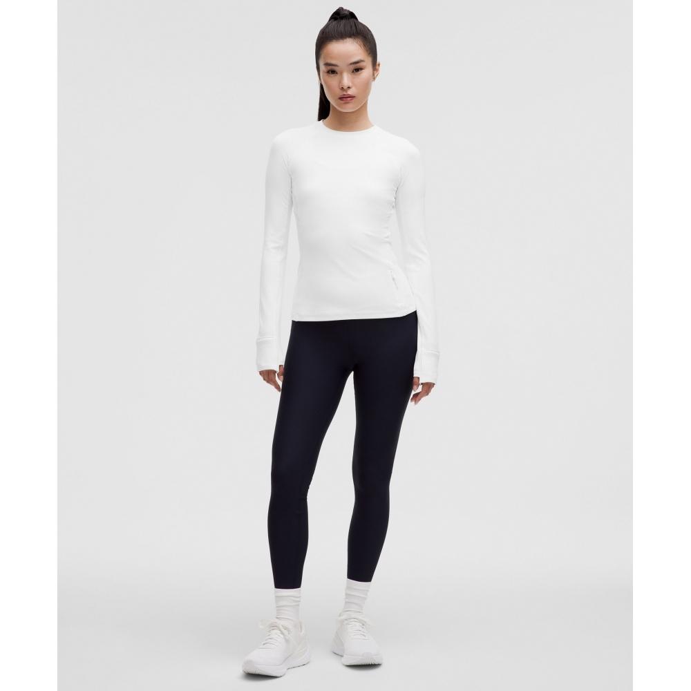 Lululemon It S Rulu Ribbed Long Sleeve Shirt  Updated whIte