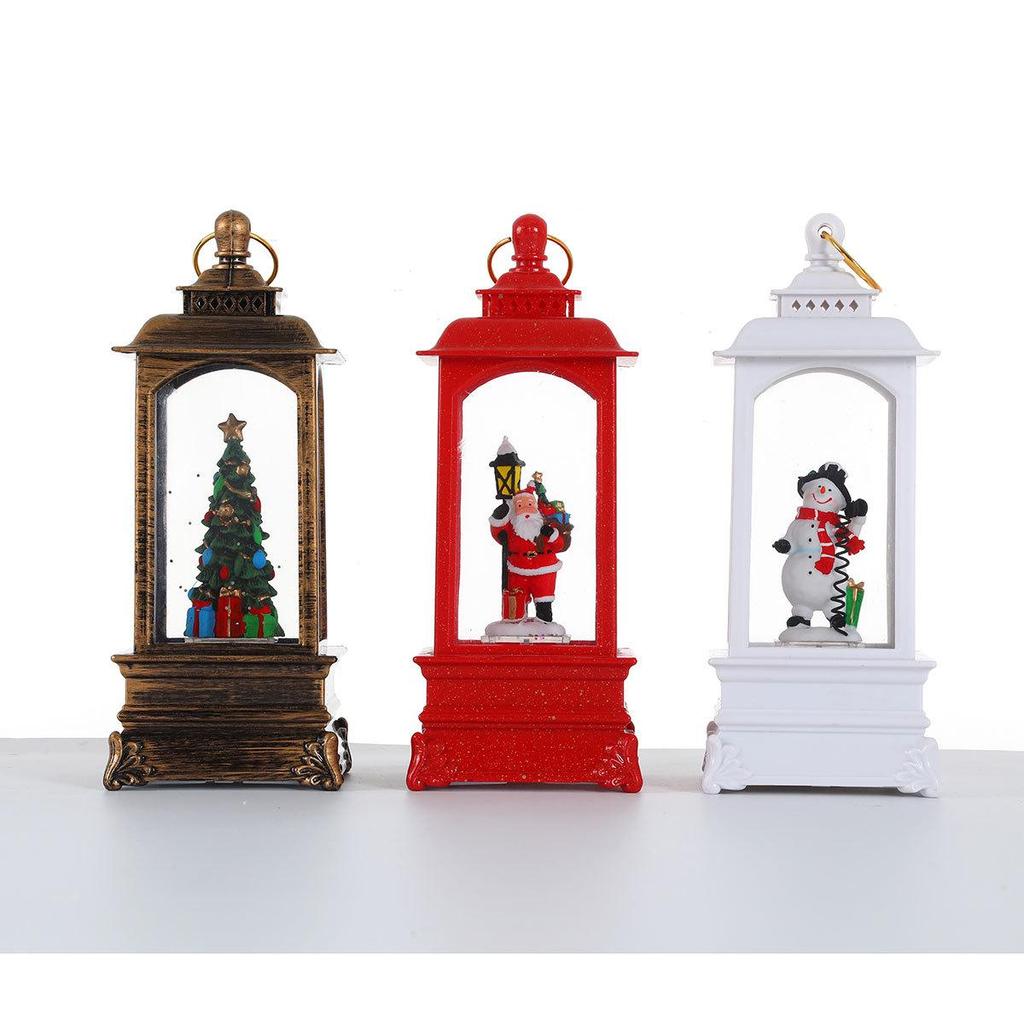 Christmas Musical Rotating Water-Filled Lantern