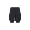 Under Armour Logo Print Design Training High-Waisted Drawstring Casual Shorts Men shorts Black 1383235-001