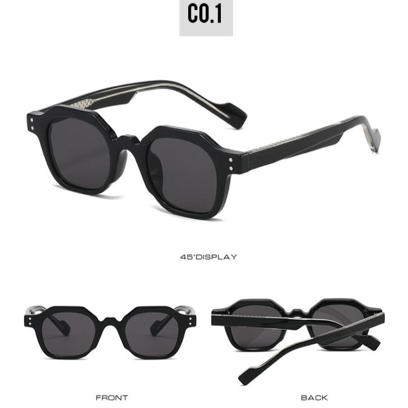 New Retro Fashion Men Black Sunglasses Travel Square Frame Women Sun Glasses Outdoor Driving Fishing High Quality Uv400