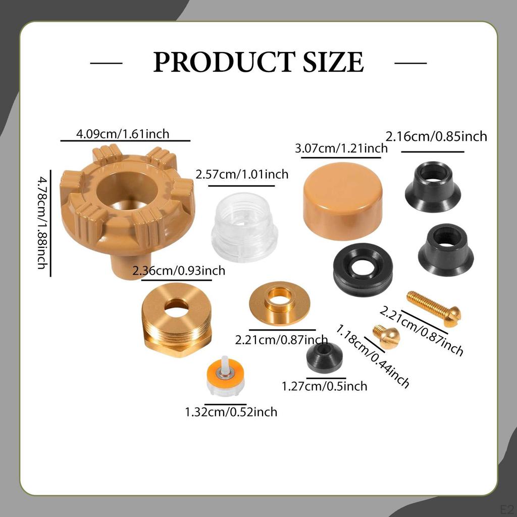 RK-17MH Outside Faucet Repair Kit Easy to Install Accessories for Model 17 Outdoor Faucets Spigot