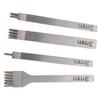 Rhombus Lacing Stitching Chisel Set Leather Craft Kits HSS Punching Stamping Prong Chisel