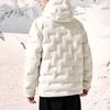 Anta Comprehensive Training Series Solid Color Zipper Hooded Long Sleeve Down Jacket Men outerwear Light-Sea-Green 952347913-1