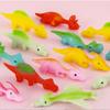 5pcs Dinosaur Pinch Finger Barrage Stress Relieving Toy TPR Turkey Finger Barrage Children's Birthday Party Most Popular Gift